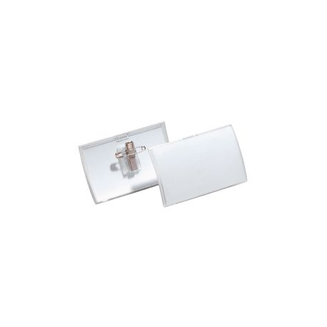 PORTABADGE CLIP E SPILLA 25 PZ 54X90MM