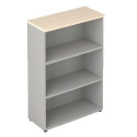 Mobile medio 2 ripiani Matiz 90cm x 40,1cm x 129,3cm - grigio