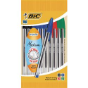 CF 10 PENNA A SFERA ASSORTITO BIC CRISTAL