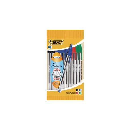 PK10 PENNA A SFERA ASSORTITO BIC CRISTAL