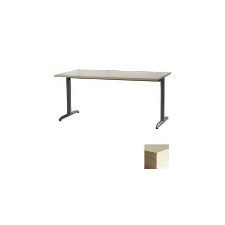 SCRIVANIA KOROS 160X60X72 CH1/4 ACERO DL