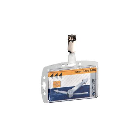 CF25 PORTABADGE SICUR CHIUSO CON CLIP