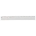 1PZ  30CM RIGHELLO CRYSTAL CLEAR
