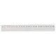 1PZ  30CM RIGHELLO CRYSTAL CLEAR
