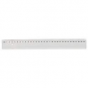 1PZ  30CM RIGHELLO CRYSTAL CLEAR