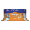 PACK25 DVD-R VERBTM 16X 4.7GB PRINT SPIN