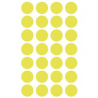 PASTIGLIE ADESIVE TONDE GIALLO AGIPA DIAMETRO 15MM 168PZ