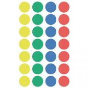 PK140 ETICHETTE COL.ASS. AGIPA 15MM