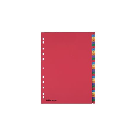 DIVISORI NUMERICI COLORAT A4 1-31 OD PPL