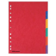 DIVISORI COLORATI A4 OD 6T CARTON 225GSM
