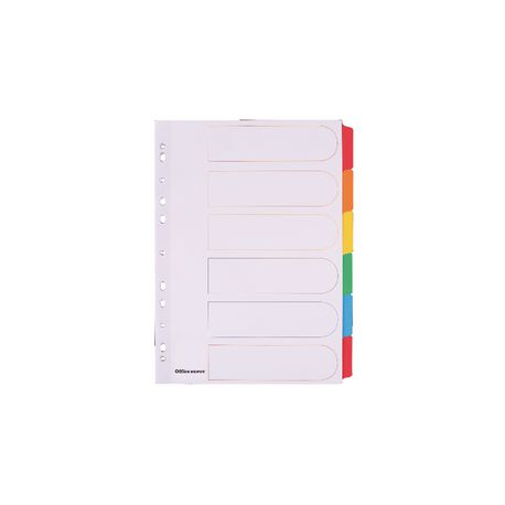 DIVISORI CLR OD 6 A4 170GSM