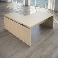 Scrivania+All Elegance 180X180X72,5 Rovere