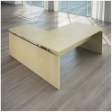 Scrivania+All Elegance 200X180X72,5 Acero