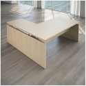 Scrivania+All Elegance 200X180X72,5 Rovere