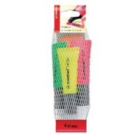 CF 4 EVIDENZIATORI ASSORTI STABILO NEON