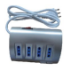 CIABATTA SCRIV. 4 PRESE  SCHUKO  2 USB